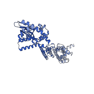 8512_5u6p_A_v1-2
Structure of the human HCN1 hyperpolarization-activated cyclic nucleotide-gated ion channel in complex with cAMP