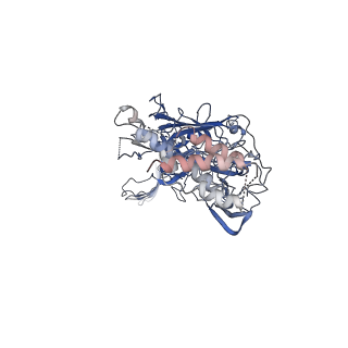 20698_6u9g_A_v1-2
Structure of Francisella PdpA-VgrG Complex, half-lidded