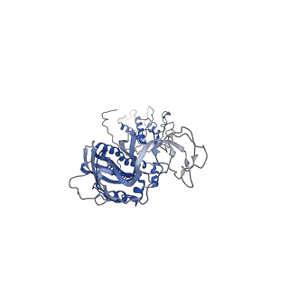 20702_6u9v_B_v1-2
Cryo electron microscopy structure of the ATP-gated rat P2X7 ion channel in the apo, closed state