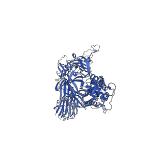26433_7ub0_A_v1-3
SARS-CoV-2 Omicron-BA.2 3-RBD down Spike Protein Trimer without the P986-P987 stabilizing mutations (S-GSAS-Omicron-BA.2)