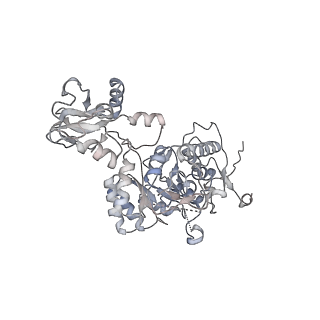 20725_6uc2_H_v1-1
Human IMPDH2 treated with ATP and 2 mM GTP. Free canonical octamer reconstruction.