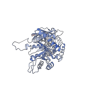 20764_6ugh_A_v1-1
Cryo-EM structure of the apo form of human PRMT5:MEP50 complex at a resolution of 3.4 angstrom