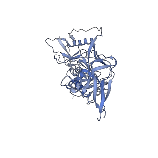 20817_6um5_I_v1-1
Cryo-EM structure of HIV-1 neutralizing antibody DH270 UCA3 in complex with CH848 10.17DT Env