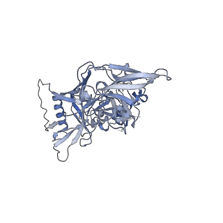 20818_6um6_I_v1-1
Cryo-EM structure of HIV-1 neutralizing antibody DH270.6 in complex with CH848 10.17DT Env