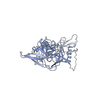 20819_6um7_I_v1-0
Cryo-EM structure of vaccine-elicited HIV-1 neutralizing antibody DH270.mu1 in complex with CH848 10.17DT Env