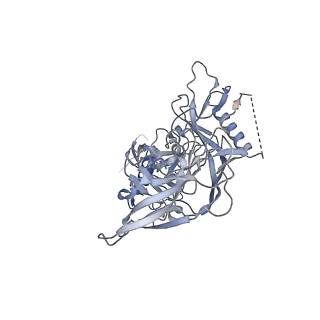 26648_7uoj_I_v2-0
The CryoEM structure of N49-P9.6-FR3 and PGT121 Fabs in complex with BG505 SOSIP.664
