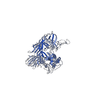 26669_7upl_A_v1-1
SARS-Cov2 Omicron varient S protein structure in complex with neutralizing monoclonal antibody 002-S21F2