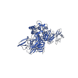26730_7usa_A_v1-0
Structure of the human coronavirus CCoV-HuPn-2018 spike glycoprotein with domain 0 in the swung out conformation