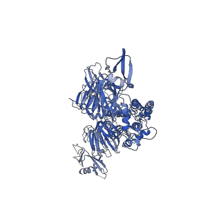 26730_7usa_C_v1-0
Structure of the human coronavirus CCoV-HuPn-2018 spike glycoprotein with domain 0 in the swung out conformation