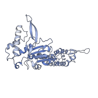 20868_6ut7_J_v1-1
Fitted model for the tetradecameric assembly of Thermococcus gammatolerans McrB AAA+ hexamers with bound McrC