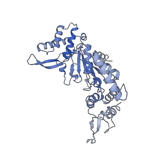 20868_6ut7_M_v1-1
Fitted model for the tetradecameric assembly of Thermococcus gammatolerans McrB AAA+ hexamers with bound McrC