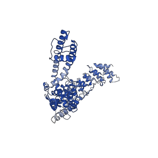20918_6uw6_B_v1-1
Cryo-EM structure of the human TRPV3 K169A mutant determined in lipid nanodisc