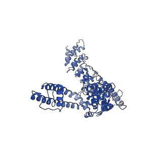 20918_6uw6_C_v1-1
Cryo-EM structure of the human TRPV3 K169A mutant determined in lipid nanodisc
