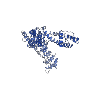 20919_6uw8_A_v1-1
Cryo-EM structure of the human TRPV3 K169A mutant briefly exposed to 2-APB for 3 minutes, determined in lipid nanodisc
