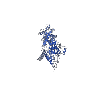 20954_6uza_D_v1-0
Cryo-EM structure of human TRPC6 in complex with antagonist AM-1473
