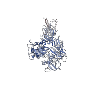 26884_7uza_B_v1-2
Structure of the SARS-CoV-2 S 6P trimer in complex with the mouse antibody Fab fragment, HSW-1