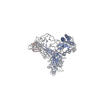 31744_7v6o_C_v1-0
MERS S ectodomain trimer in complex with neutralizing antibody 111 (state 2)