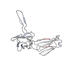31744_7v6o_G_v1-0
MERS S ectodomain trimer in complex with neutralizing antibody 111 (state 2)