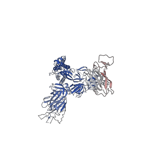 31764_7v7a_A_v1-0
Cryo-EM structure of SARS-CoV-2 S-Gamma variant (P.1), two RBD-up conformation