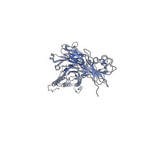 20872_6v8i_BI_v1-1
Composite atomic model of the Staphylococcus aureus phage 80alpha baseplate