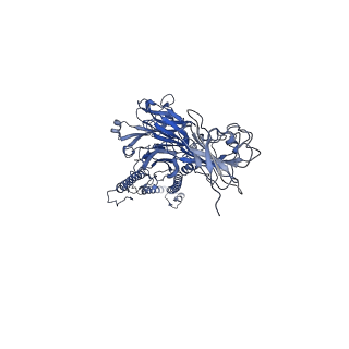 20874_6v8i_BI_v1-1
Composite atomic model of the Staphylococcus aureus phage 80alpha baseplate