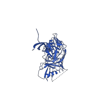 21111_6v8x_A_v1-1
VRC01 Bound BG505 F14 HIV-1 SOSIP Envelope Trimer Structure