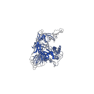 32000_7vhn_C_v1-0
Spike of SARS-CoV-2 spike protein(1 up)