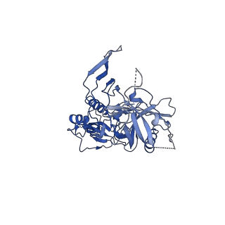 8713_5vn3_I_v1-4
Cryo-EM model of B41 SOSIP.664 in complex with soluble CD4 (D1-D2) and fragment antigen binding variable domain of 17b