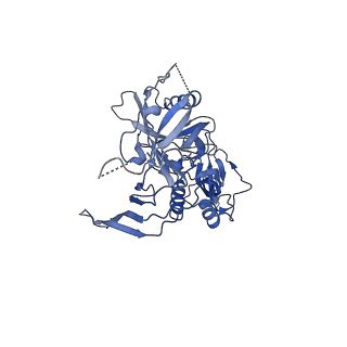 8713_5vn3_J_v1-4
Cryo-EM model of B41 SOSIP.664 in complex with soluble CD4 (D1-D2) and fragment antigen binding variable domain of 17b