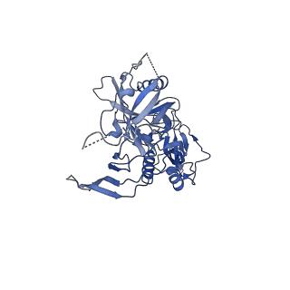 8713_5vn3_J_v2-0
Cryo-EM model of B41 SOSIP.664 in complex with soluble CD4 (D1-D2) and fragment antigen binding variable domain of 17b