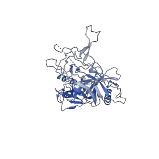 8717_5vn8_E_v1-4
Cryo-EM model of B41 SOSIP.664 in complex with fragment antigen binding variable domain of b12