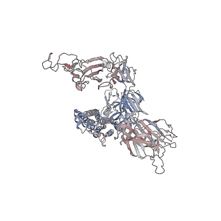 32167_7vx1_B_v1-1
SARS-CoV-2 Beta variant spike protein in open state