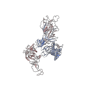 32167_7vx1_C_v1-1
SARS-CoV-2 Beta variant spike protein in open state