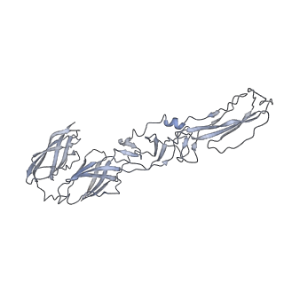 21532_6w2u_B_v1-1
Mayaro Virus glycoprotein E1 ectodomain and glycoportien E2 ectodomain asymmetric unit