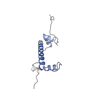 21543_6w5m_M_v1-1
Cryo-EM structure of MLL1 in complex with RbBP5, WDR5, SET1, and ASH2L bound to the nucleosome (Class02)