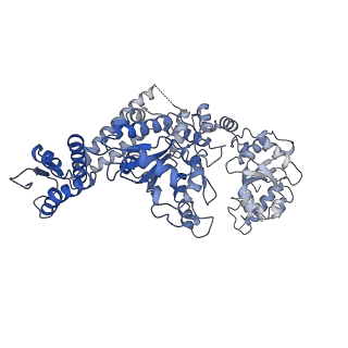 21555_6w6h_F_v1-1
The Mycobacterium tuberculosis ClpB disaggregase hexamer structure in conformation II in the presence of DnaK chaperone and a model substrate
