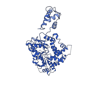 21556_6w6i_D_v1-1
The Mycobacterium tuberculosis ClpB disaggregase hexamer structure in conformation T in the presence of DnaK chaperone and a model substrate