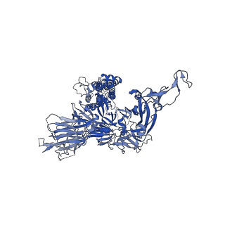32491_7wgx_C_v1-0
SARS-CoV-2 spike glycoprotein trimer in closed state after treatment with Cathepsin L