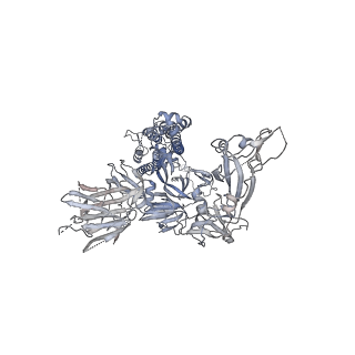 32493_7wgz_A_v1-0
SARS-CoV-2 spike glycoprotein trimer in open state