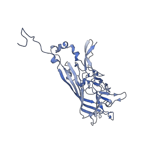 21667_6wh3_k_v1-3
Capsid structure of Penaeus monodon metallodensovirus at pH 8.2