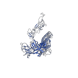 32501_7whj_A_v1-0
The state 1 complex structure of Omicron spike with Bn03 (1-up RBD, 3 nanobodies)