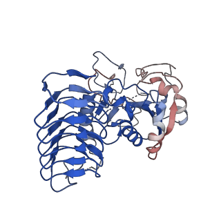 32511_7wht_B_v1-0
Cryo-EM Structure of Leishmanial GDP-mannose pyrophosphorylase in complex with GDP-Mannose