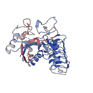 32511_7wht_E_v1-0
Cryo-EM Structure of Leishmanial GDP-mannose pyrophosphorylase in complex with GDP-Mannose