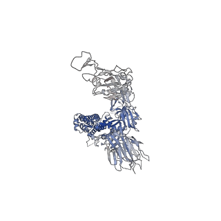 32594_7wly_B_v1-2
Cryo-EM structure of the Omicron S in complex with 35B5 Fab(1 down- and 2 up RBDs)