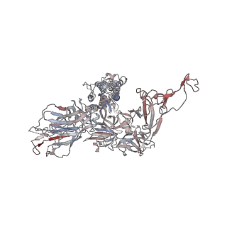 32856_7wvp_C_v1-1
Cryo-EM structure of SARS-CoV-2 Omicron Spike protein with human ACE2 receptor, C2 state
