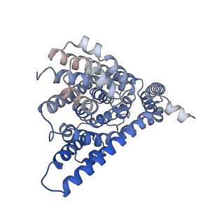 21990_6x16_C_v1-2
Inward-facing state of the glutamate transporter homologue GltPh in complex with TBOA