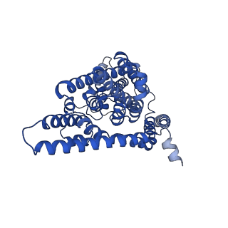 21991_6x17_B_v1-1
Outward-facing state of the glutamate transporter homologue GltPh in complex with TBOA