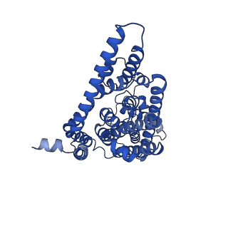 21991_6x17_C_v1-0
Outward-facing state of the glutamate transporter homologue GltPh in complex with TBOA