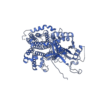 32941_7x1h_B_v1-1
Cryo-EM structure of human BTR1 in the inward-facing state with R125H mutation