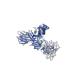 21999_6x2a_B_v2-4
SARS-CoV-2 u1S2q 1-RBD Up Spike Protein Trimer